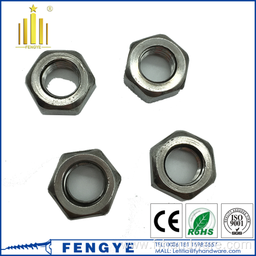 303 stainless sw17 hexangular double sided screw nut